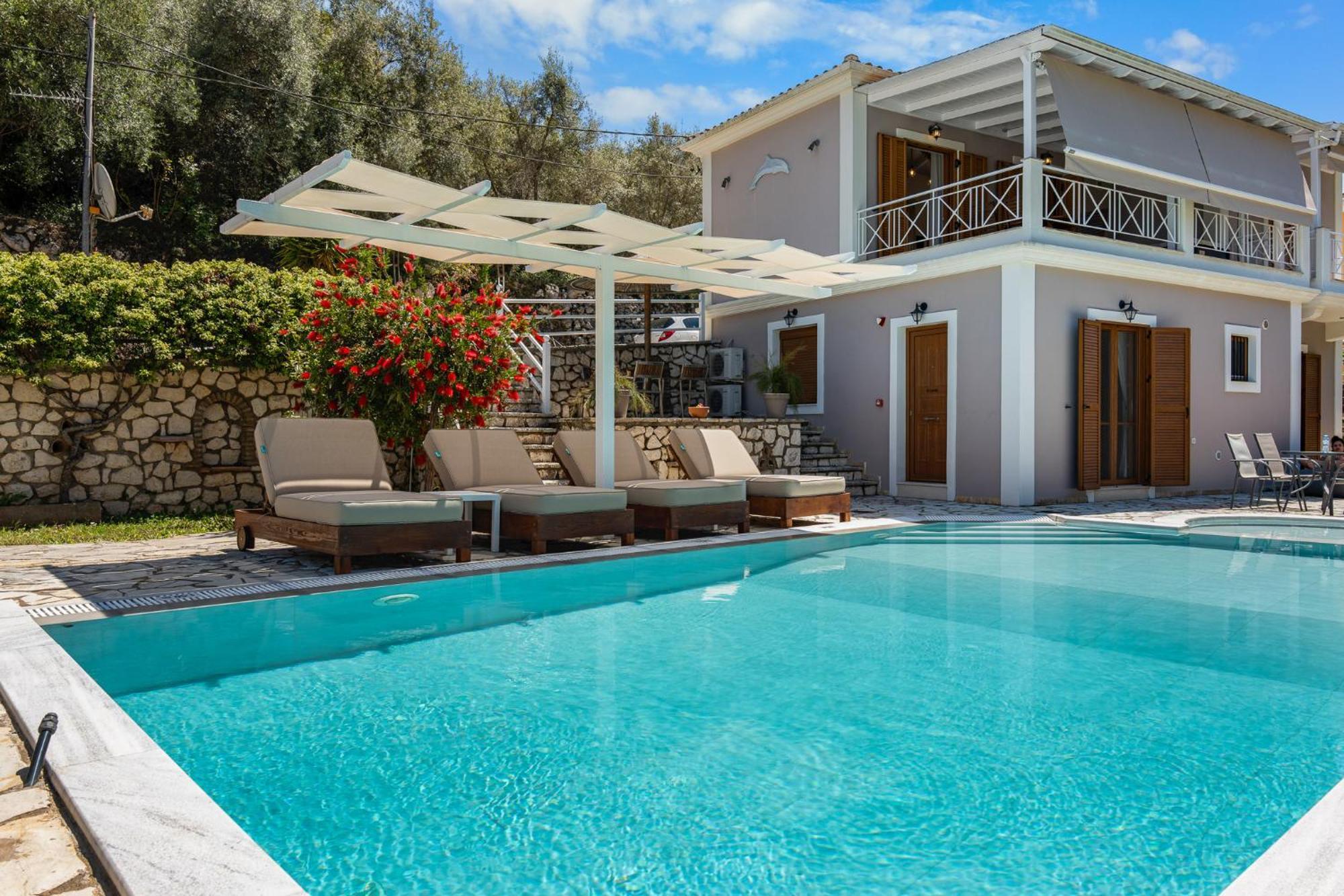 Villa Semipuella Ayios Nikitas Ngoại thất bức ảnh